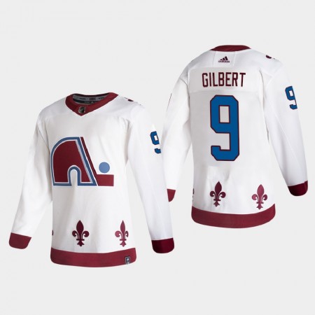 Colorado Avalanche Dennis Gilbert 9 2020-21 Reverse Retro Authentic Shirt - Mannen